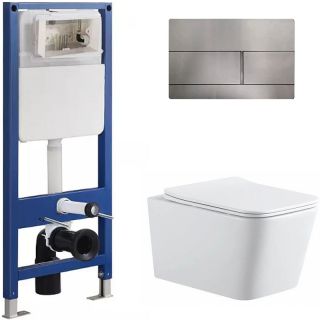 Сет Sintesi SIN-CCI-SMP-101,SIN-FB-DSS-507,SIN-TS-BLT-171: инсталляция кнопка смыва нержавеющая сталь унитаз Balti белый крышка-сиденье белая